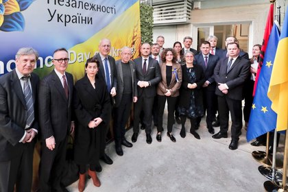 Посланиците на ЕС в Албания изразиха солидарност с народа на Украйна